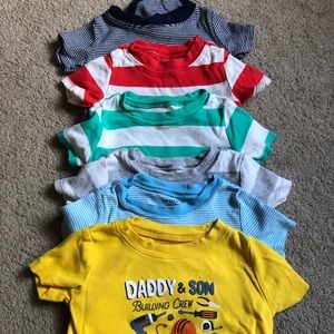 Set of 6 Carter’s 24 month onesies.